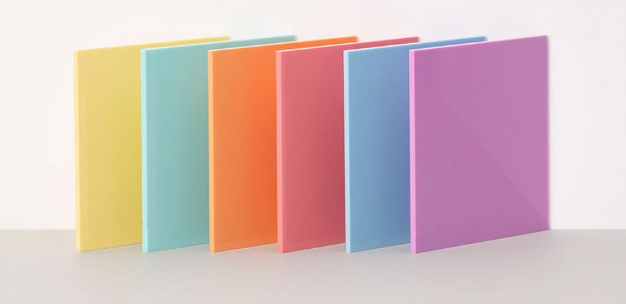 Plexiglas pastel