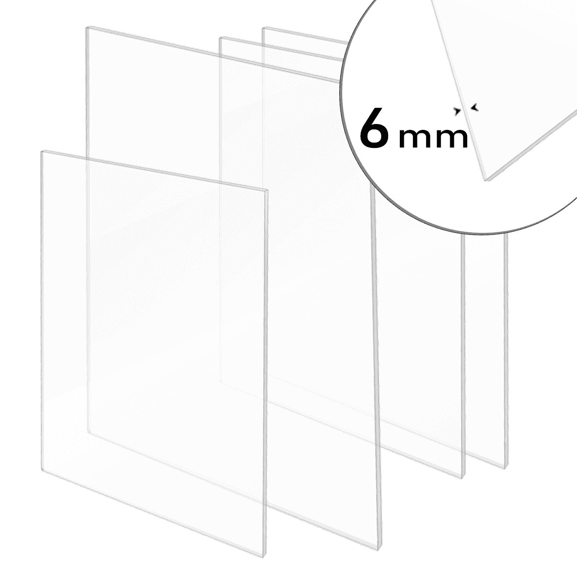 plexiglas 6mm - 2050 x 1525 mm - placa plexiglas 6mm transparent