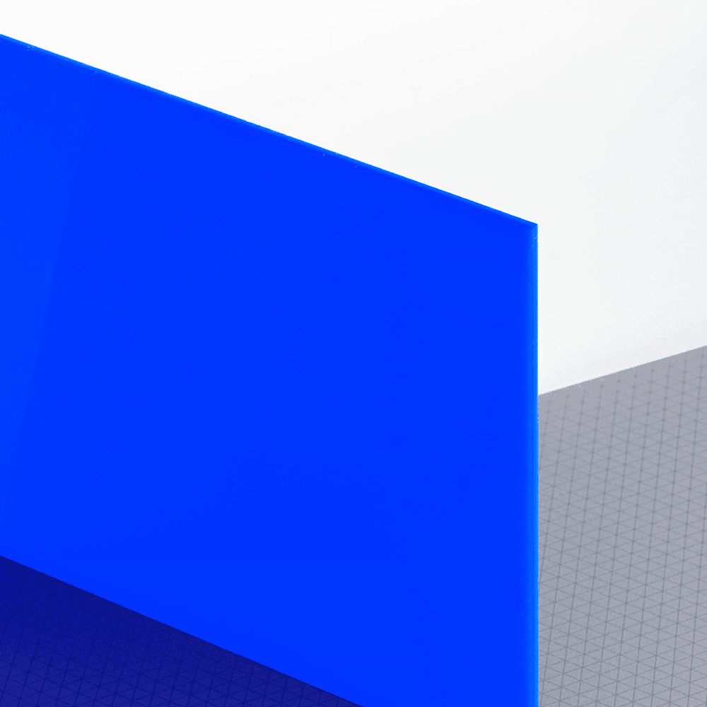 Plexiglas colorat albastru 3mm