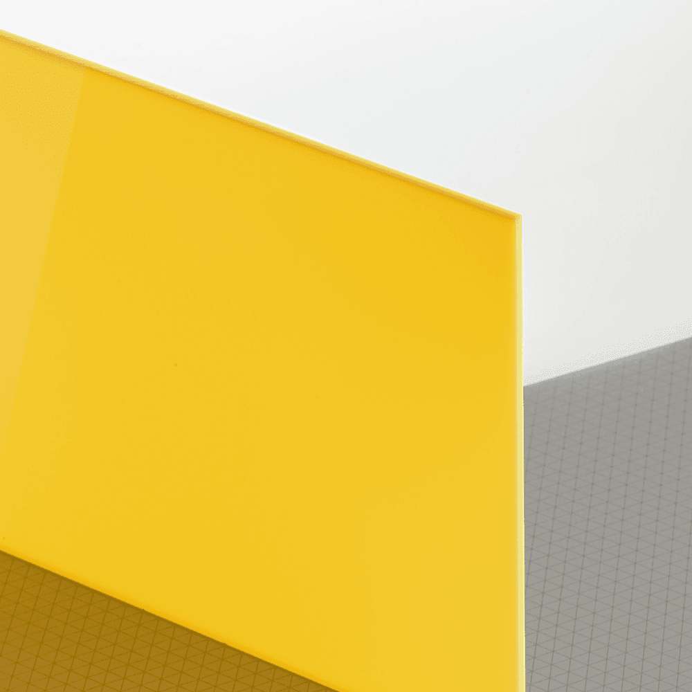 Plexiglas colorat galben lamaie 3mm