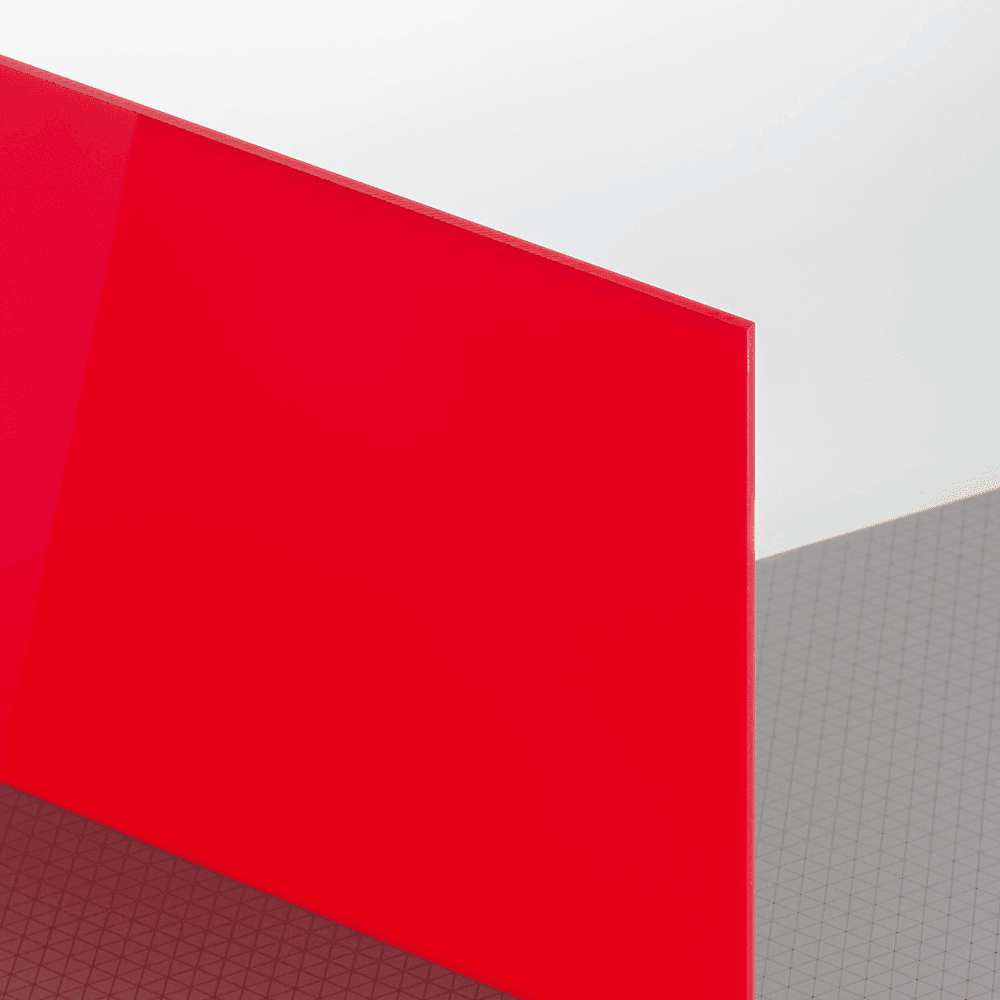 Plexiglas colorat rosu 3mm