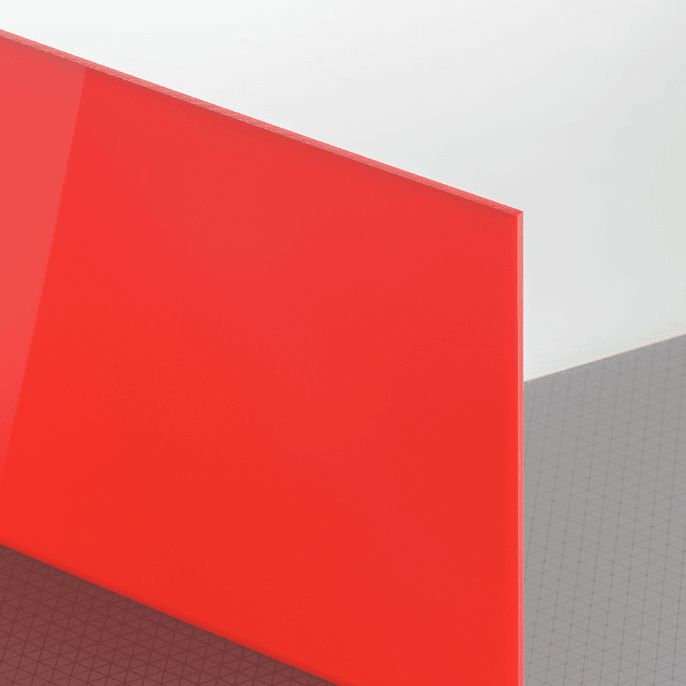 Plexiglas colorat turnat 2050x3050mm 3mm rosu Coca Cola